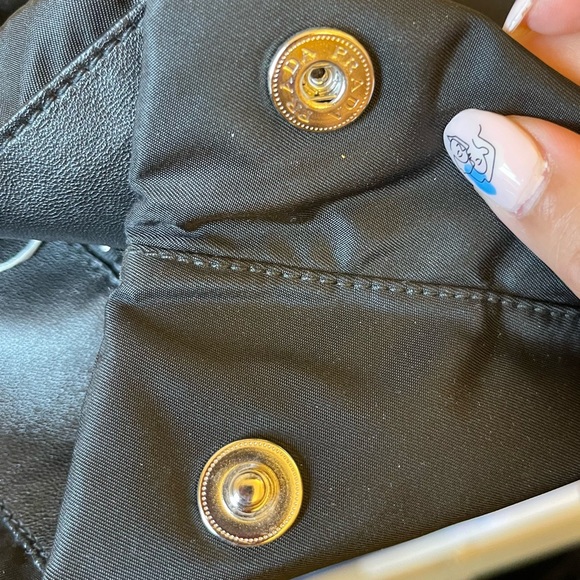 Black Prada Tessuto Nappa Bow Tote - Picture 6 of 10